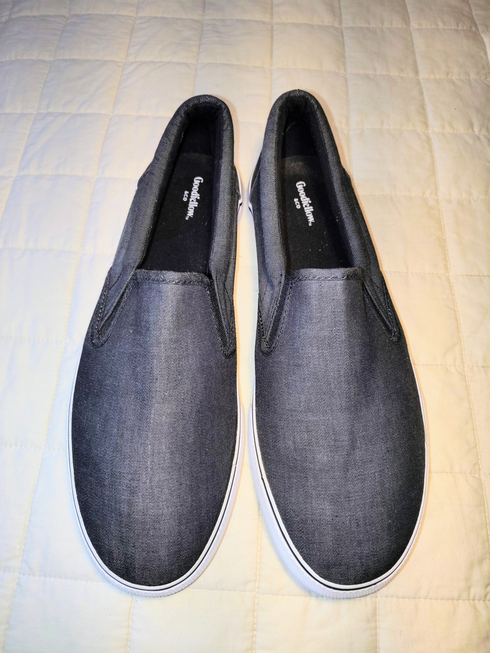 Goodfellow & Co Black Slip-On Canvas Loafers